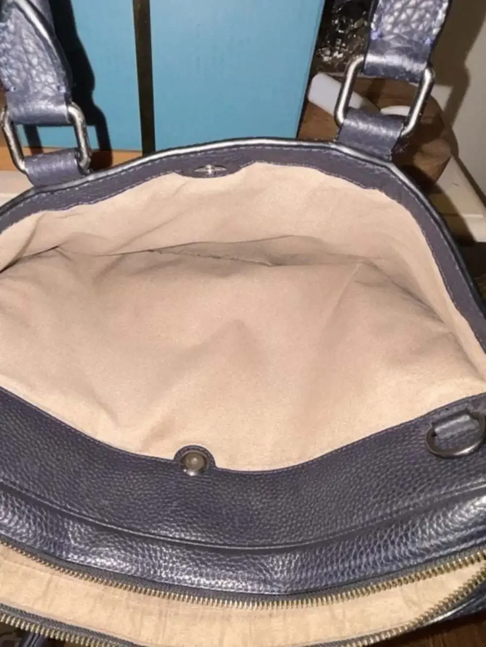 2013 coach pebbled black leather shoulder bag good condition